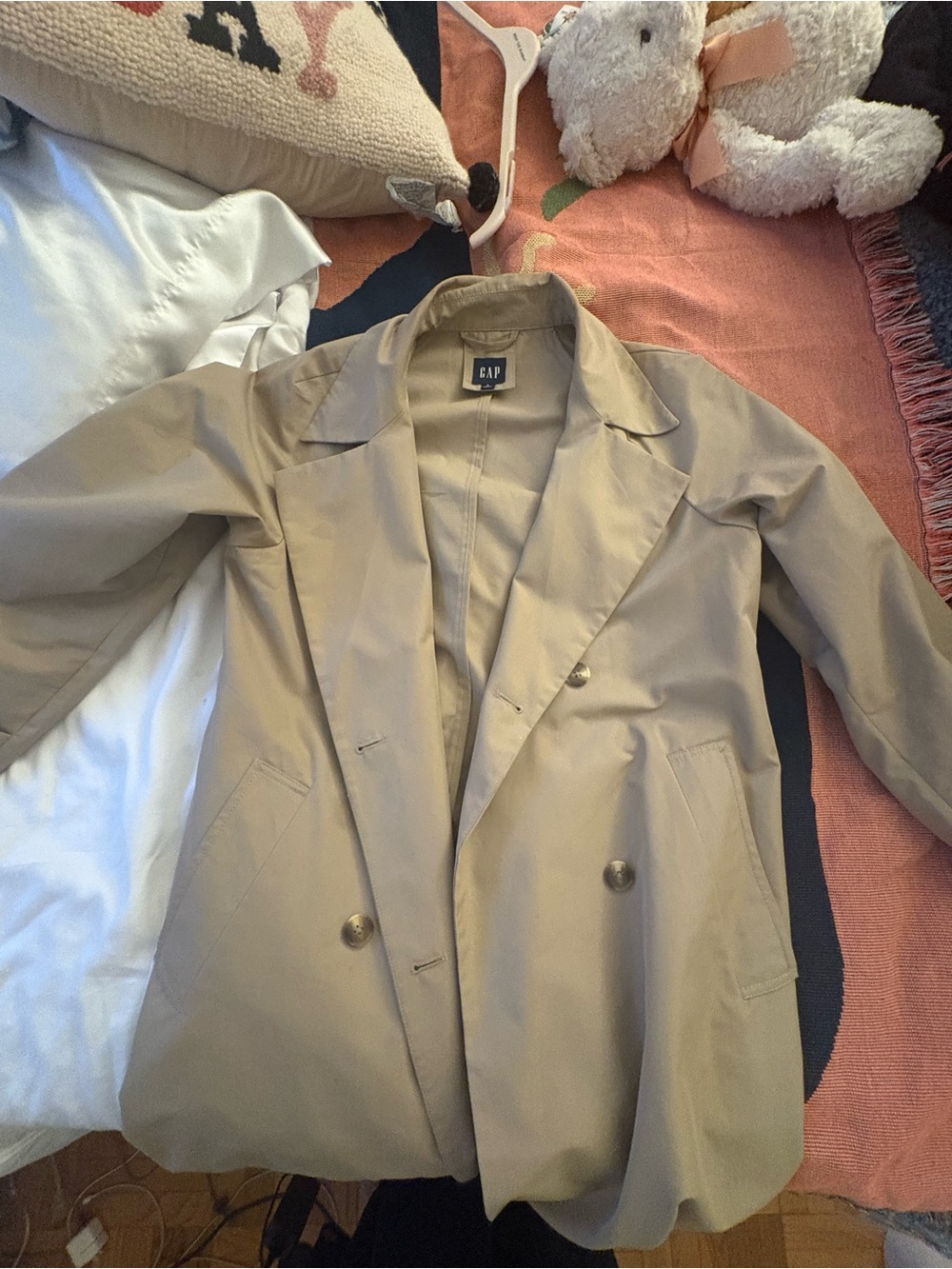 GAP Khaki Lightweight Collared Jacket